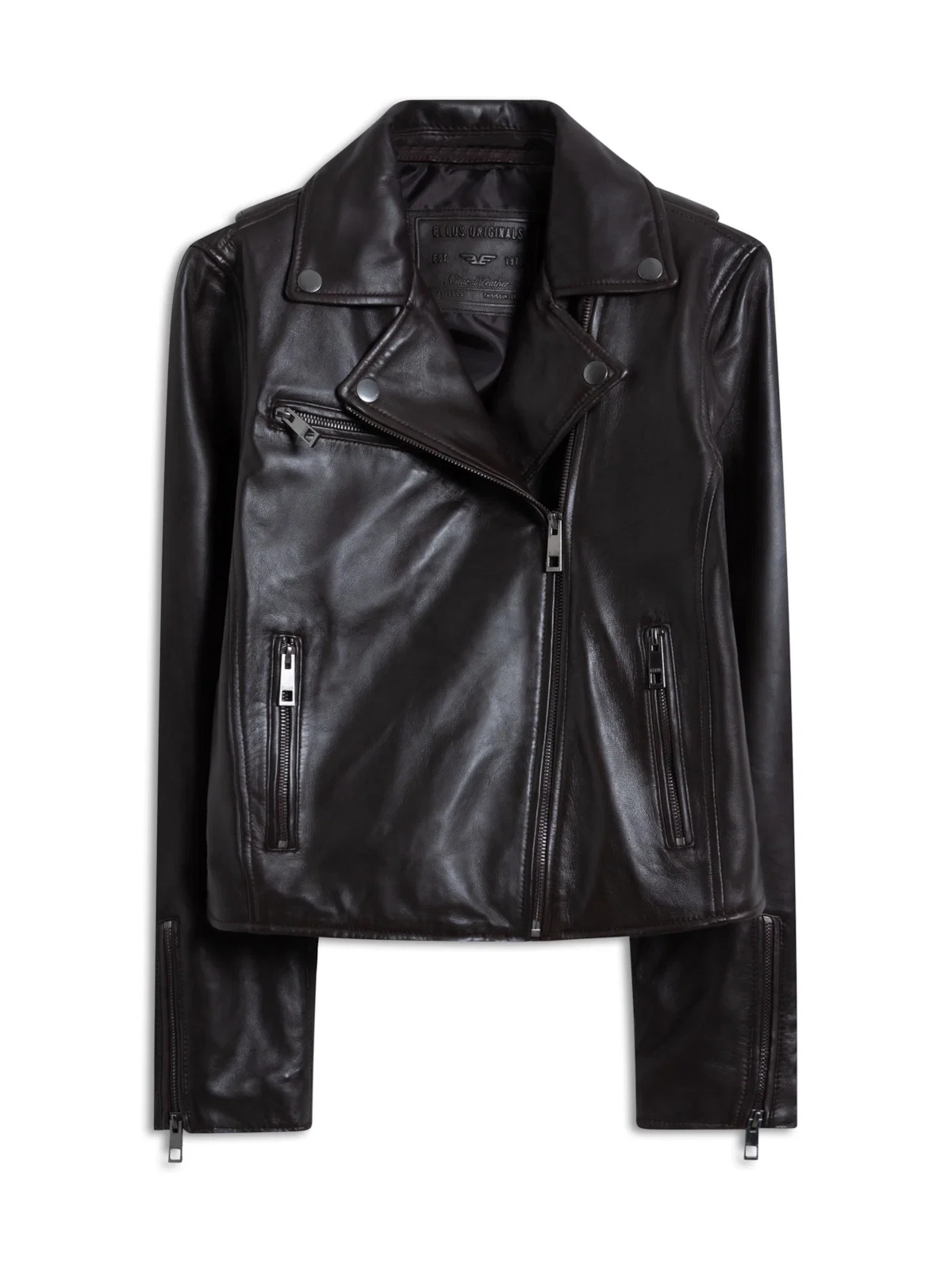 Jaqueta Leather Perfecto Signature Cafe — imagem 1