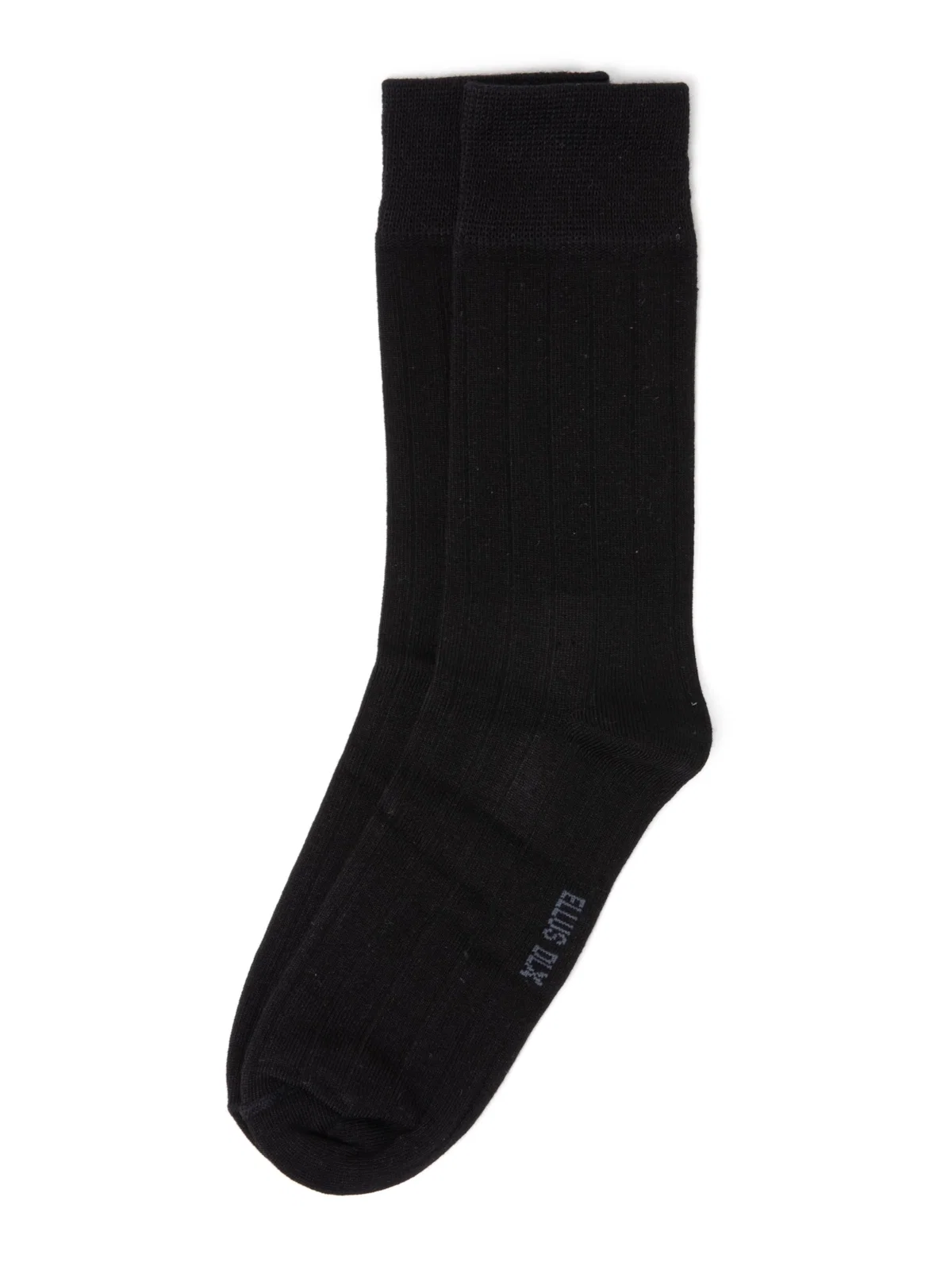 Meia Ribbed Ellus Preto