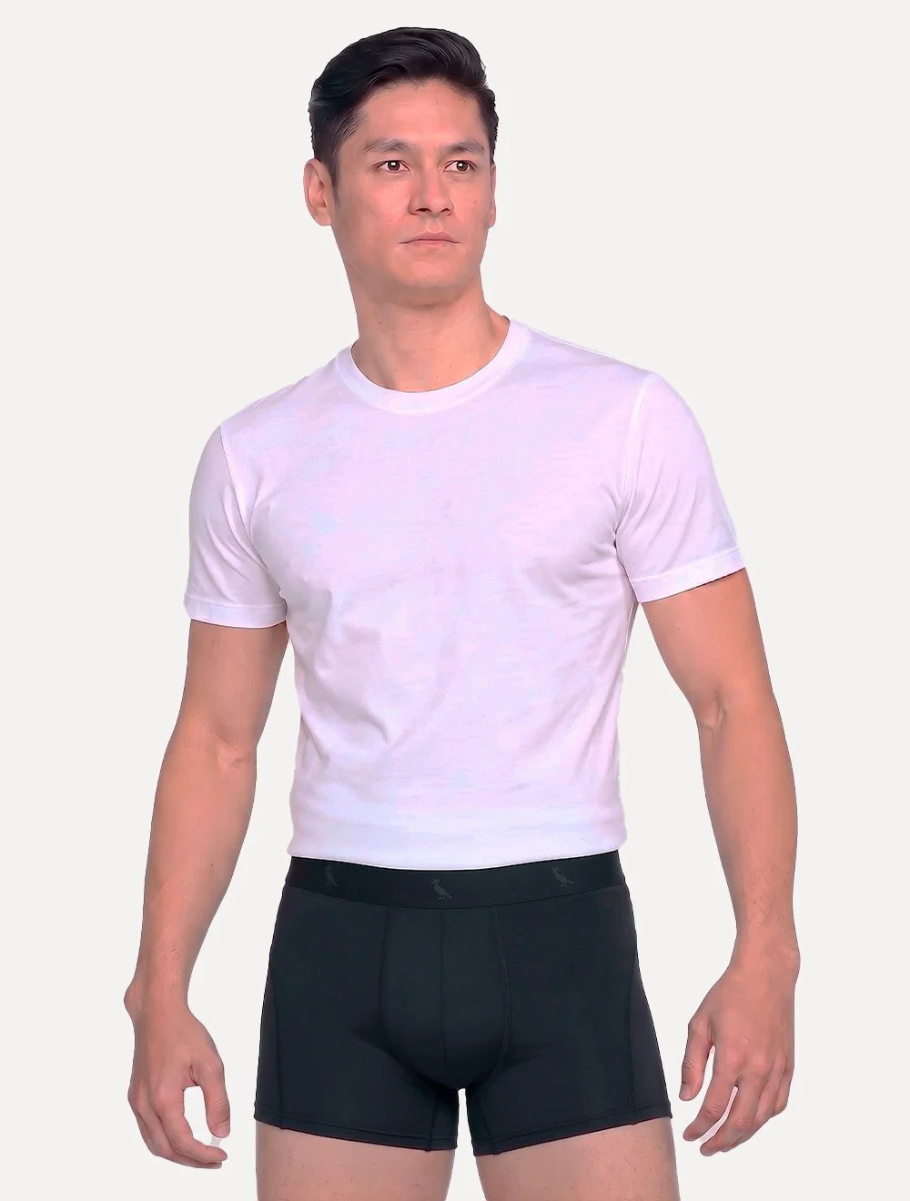 Cueca Reserva Masculina Boxer Grey Woodpecker Cotton Preta
