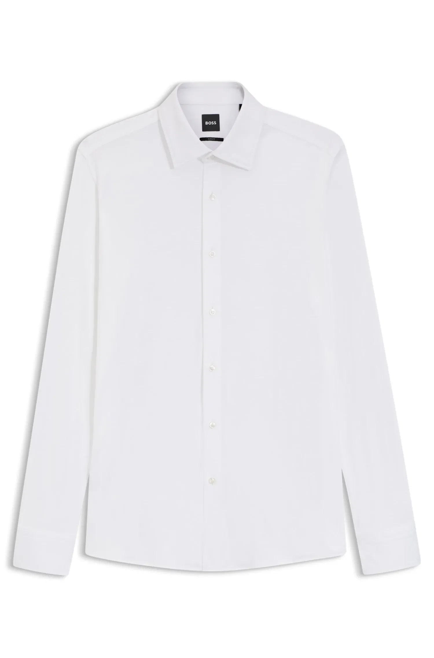 Camisa Slim Fit Em Jersey Piqué — imagem 1