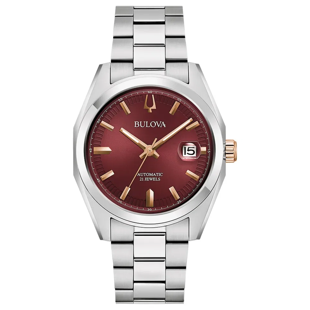 Relógio Bulova Surveyor Masculino Aço Prateado 98b422