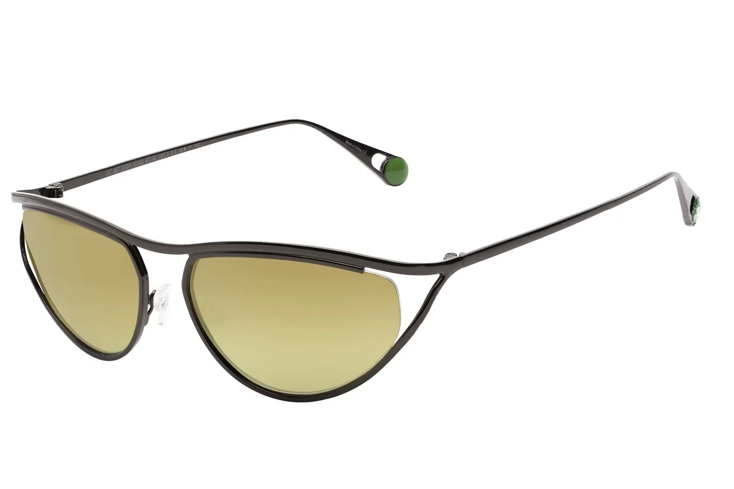 Óculos de Sol Feminino NBA Boston Celtics Gatinho Trend Marrom