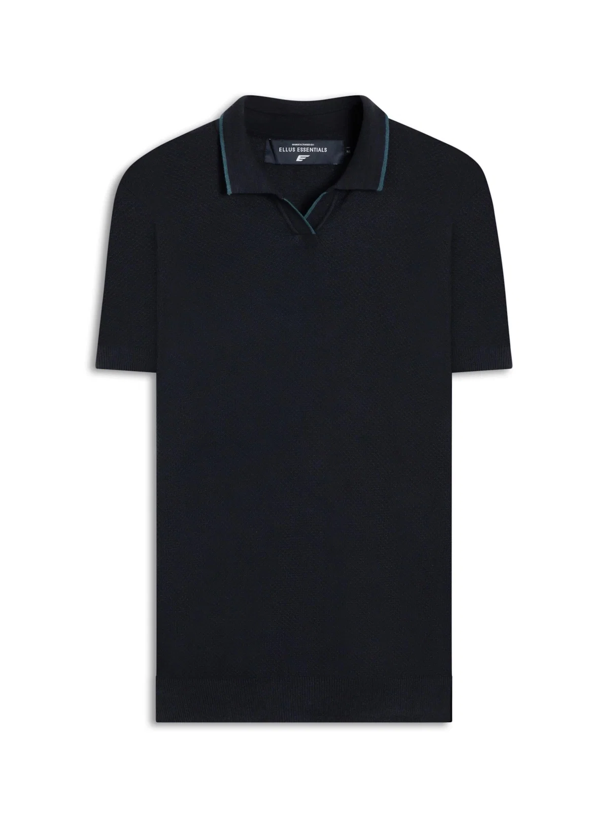Polo Piquet Visco Blend Mc Preto