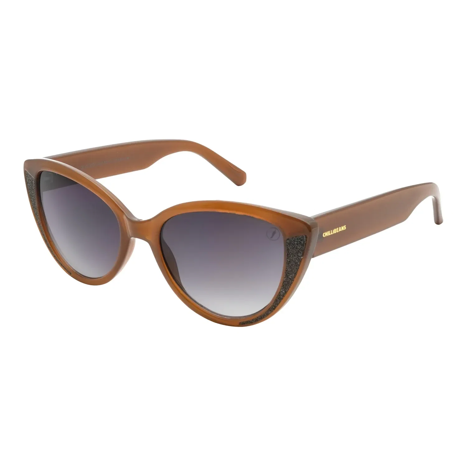 Óculos de Sol Feminino Chilli Beans Cat Degrade Marrom — imagem 1