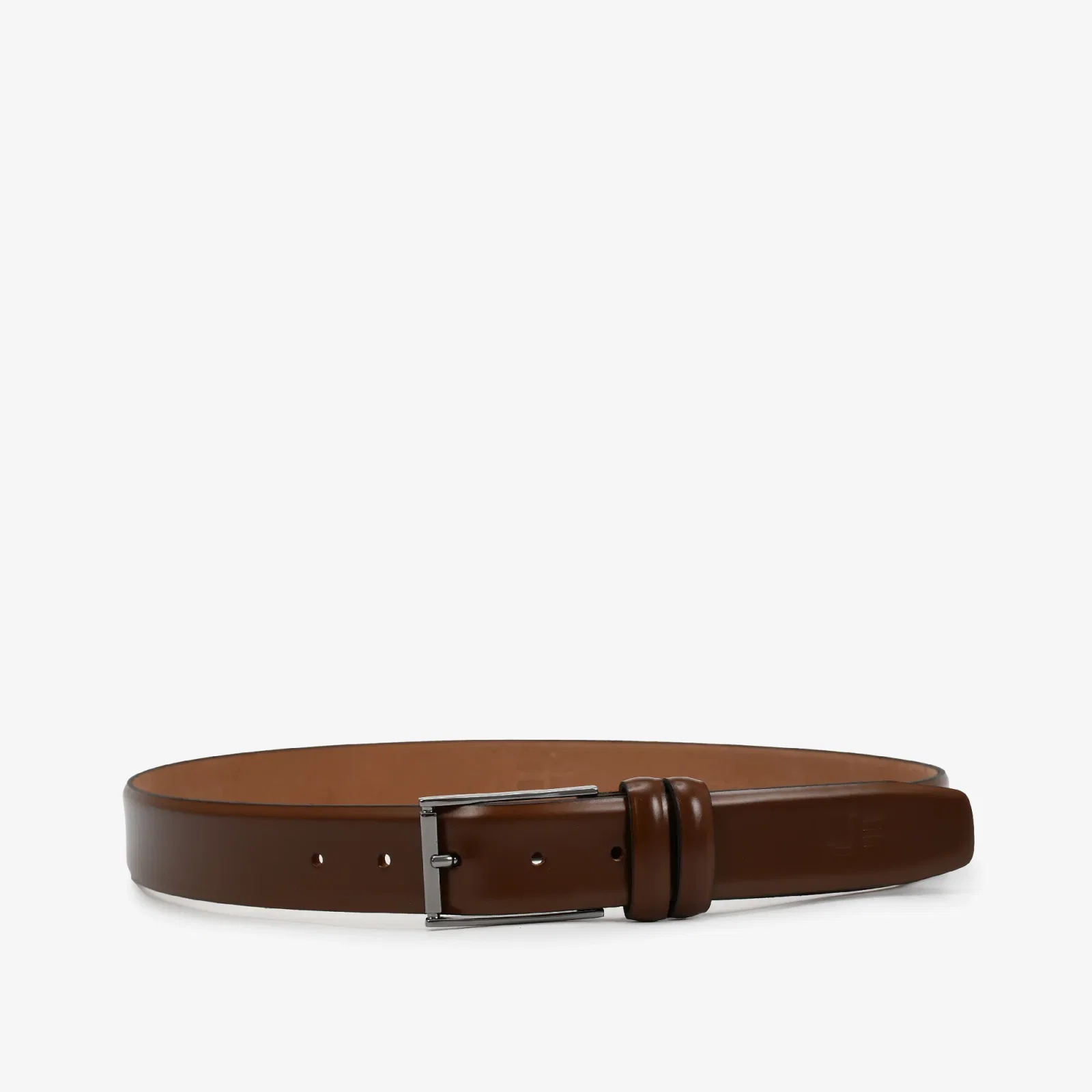 Cinto Masculino Caramelo Couro Fivela