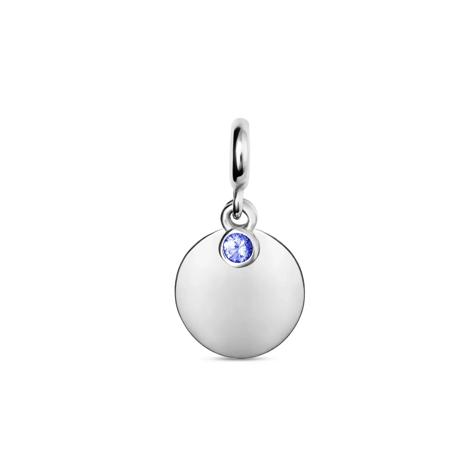 Pingente Life Personalizável em Prata 925 com Zircônia Azul — imagem 1