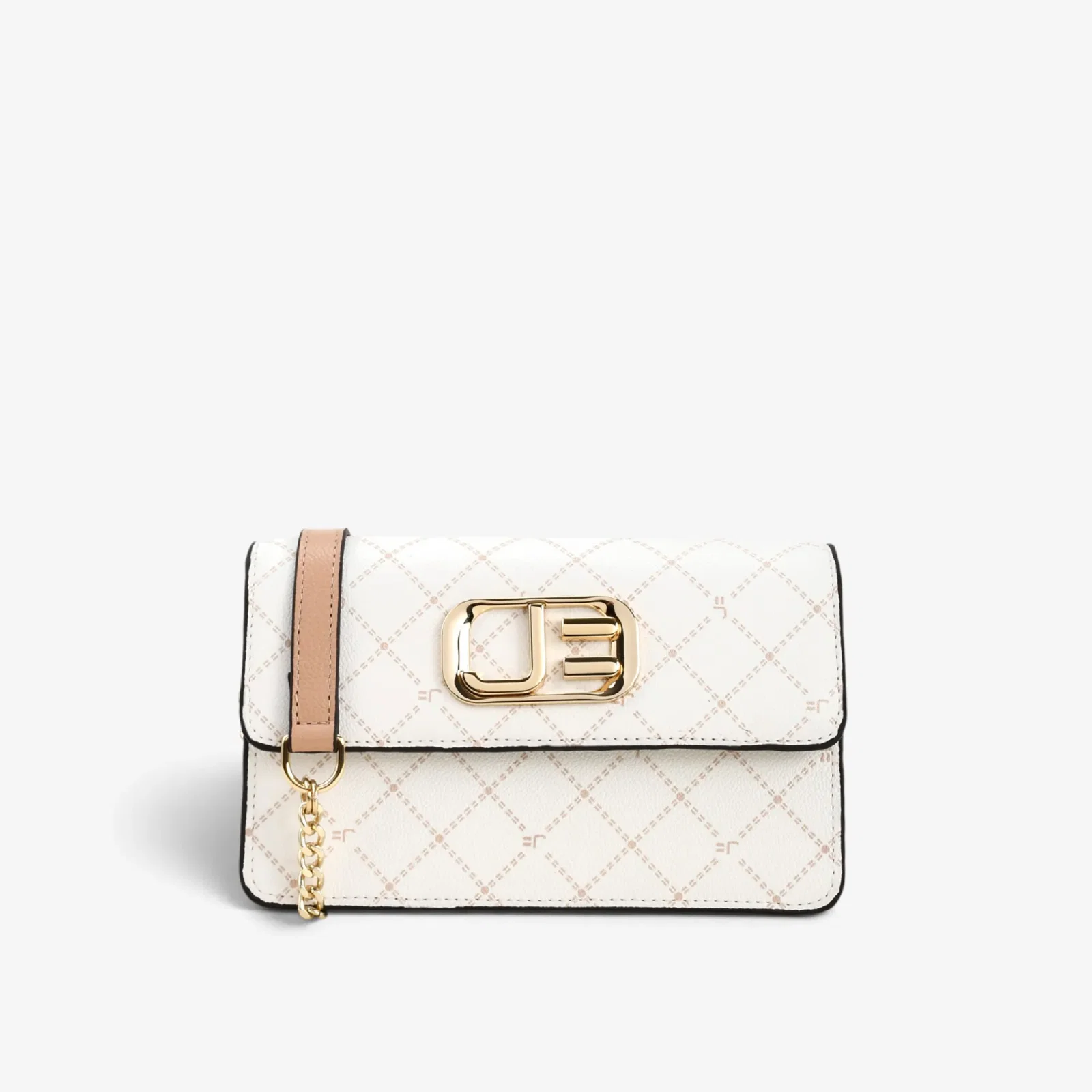 Bolsa Transversal Monograma Off White