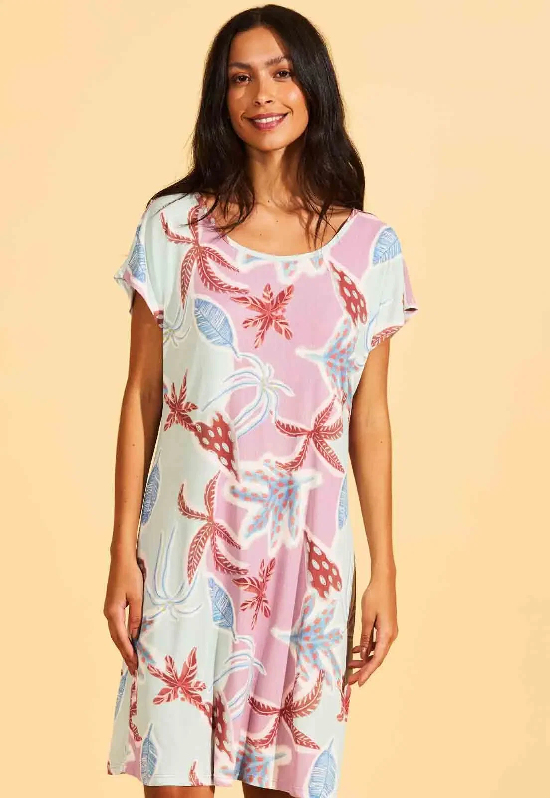 Camisao Manga Japonesa de Microfibra Recco