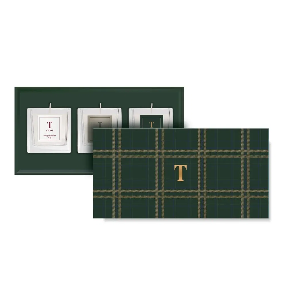 Kit 3 Velas Perfumadas La Lucce