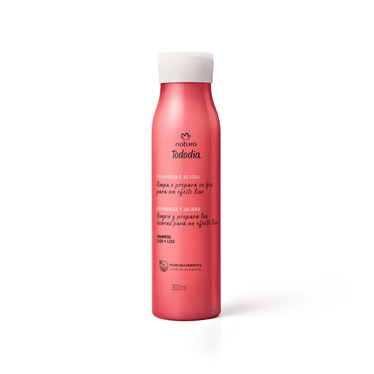 Shampoo Liso+Liso Framboesa e Jojoba Tododia 300ml