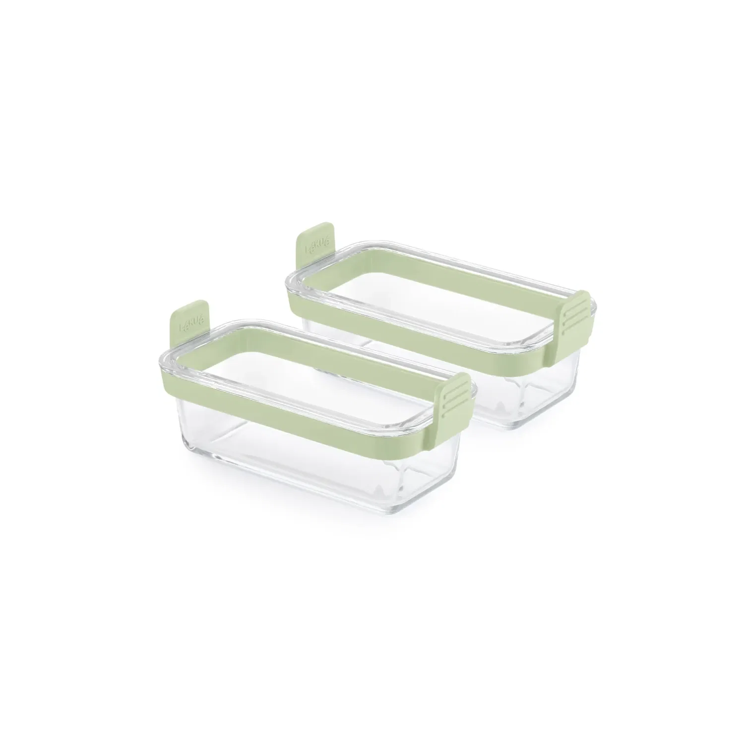 2 Cestas para Air Fryer Retangular de Vidro Le Kue