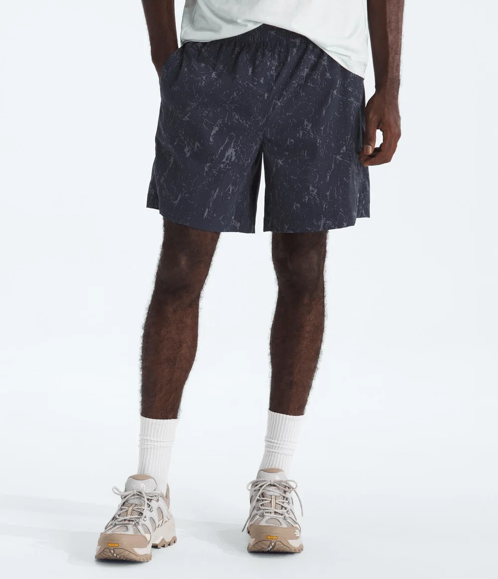 Short Masculino Class V Pathfinder Pull On 7IN Print Summit Navy Rock Texture Print — imagem 1