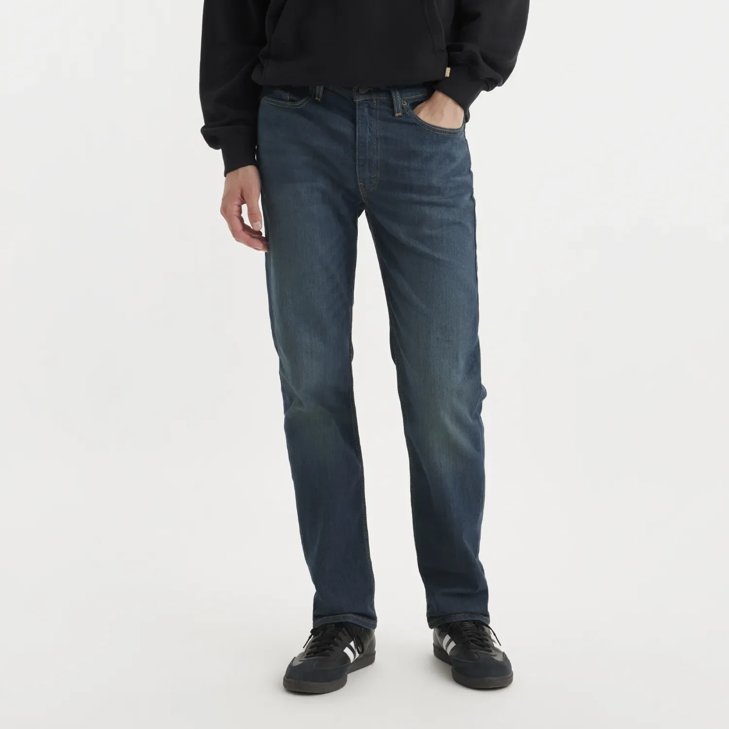 Calça Jeans Levi's® 514® Slim Straight Lavagem Escura — imagem 1