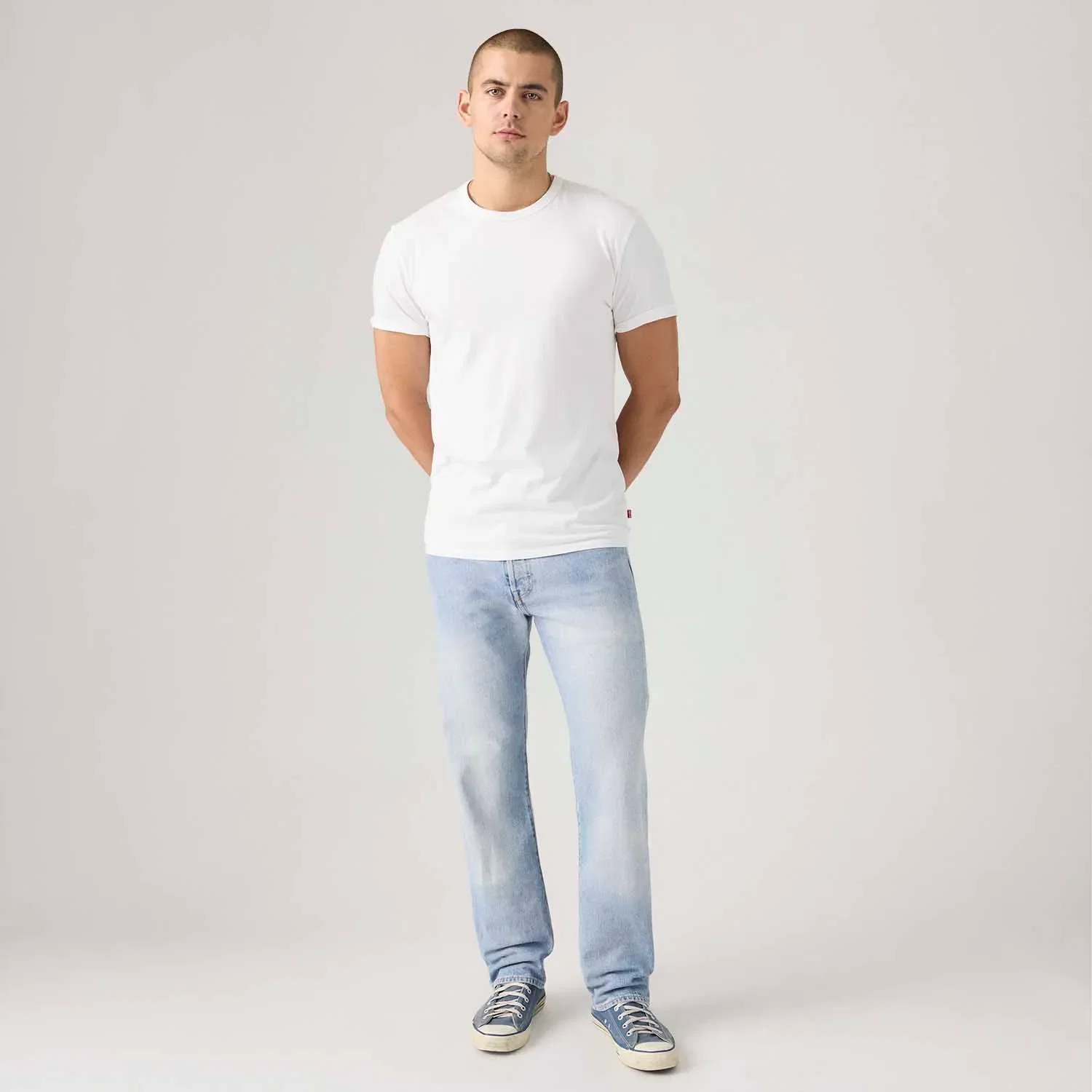 Calça Jeans Levi's® 501® Original Lavagem Clara — imagem 1