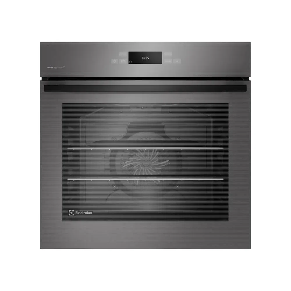 Forno de Embutir Elétrico 80L Electrolux Expert Função Pizza, VaporBake e Wi-Fi Cinza (OE8EP) — imagem 1