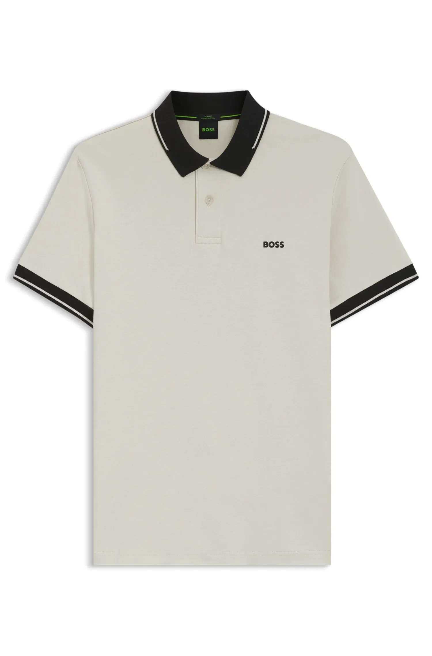 Polo Slim Fit Em Algodão