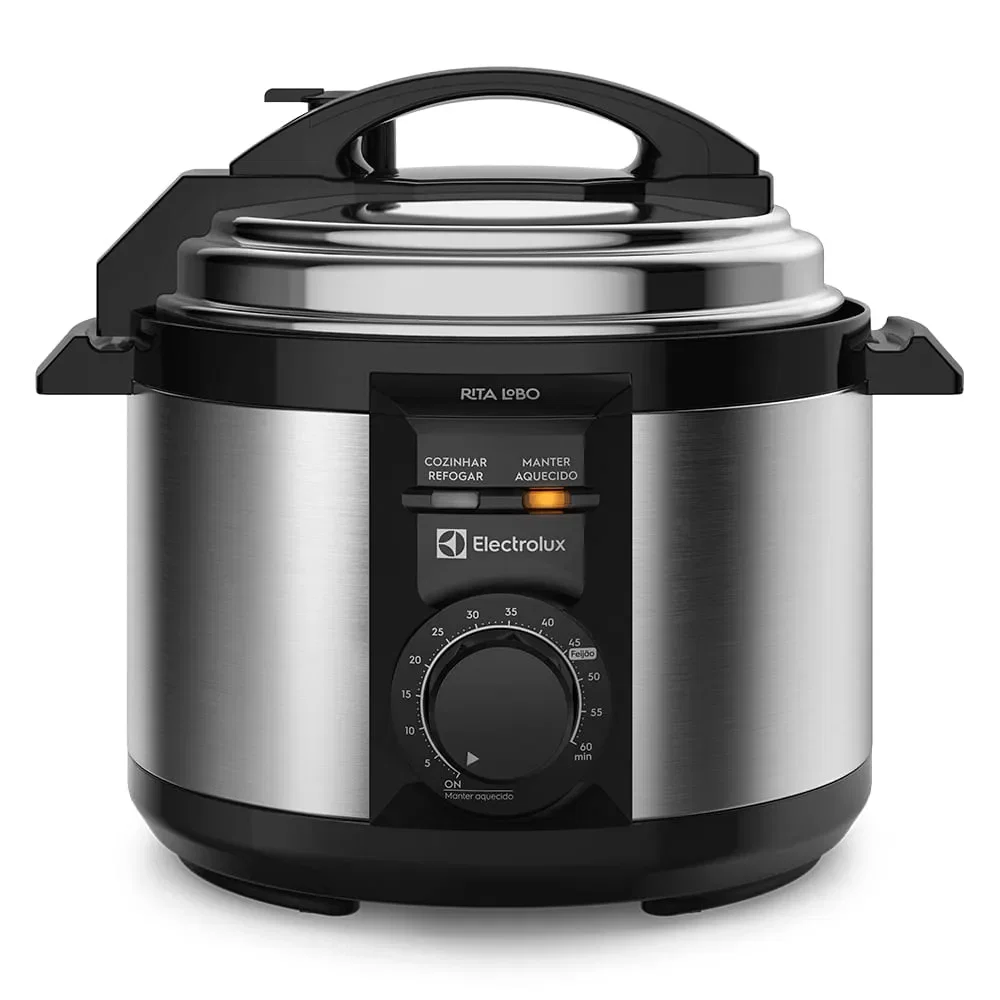 Panela de Pressão Elétrica Electrolux por Rita Lobo 3L Preta Efficient c/ Timer (PCE15) — imagem 1