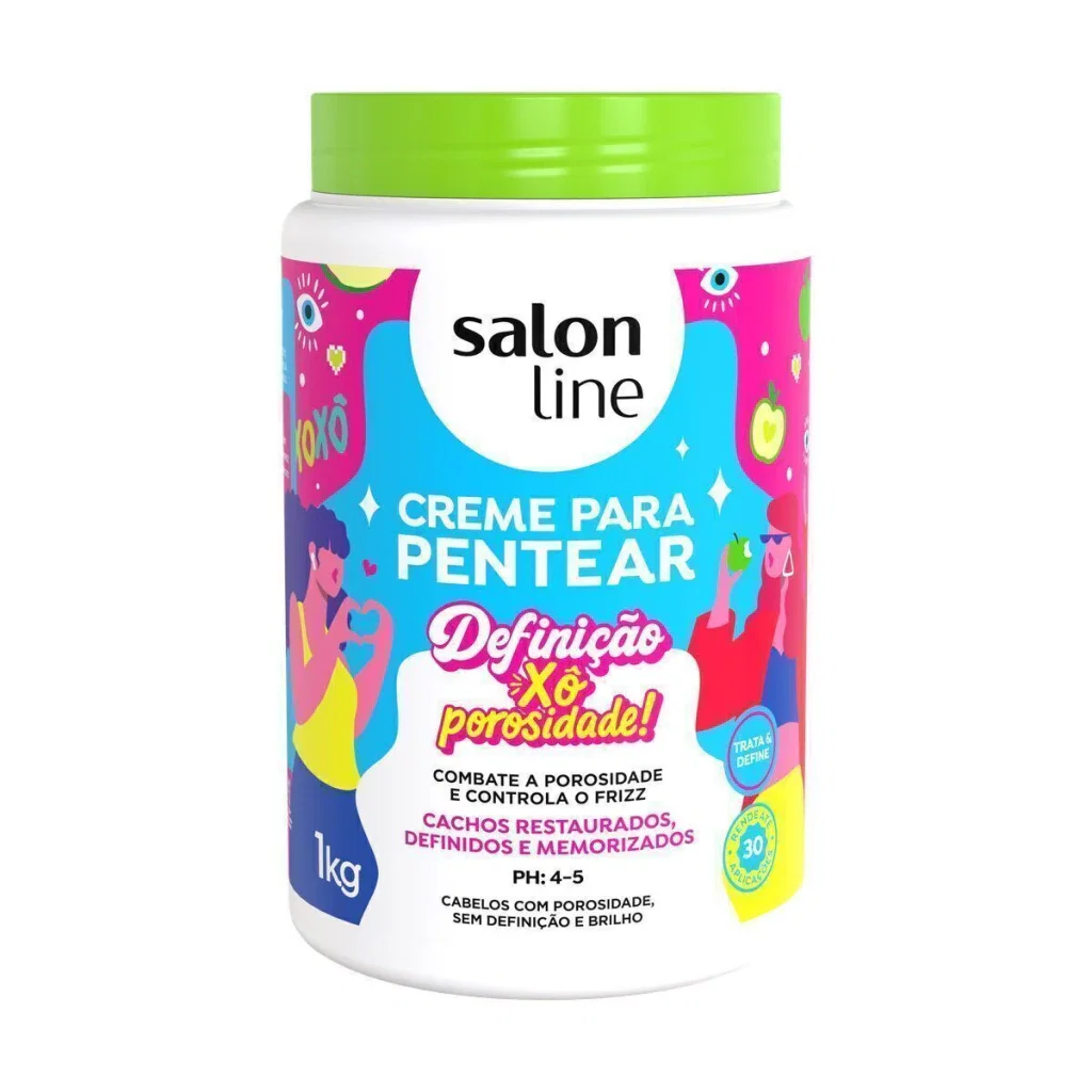 Creme para Pentear Salon Line Definição Xô Porosidade 1kg