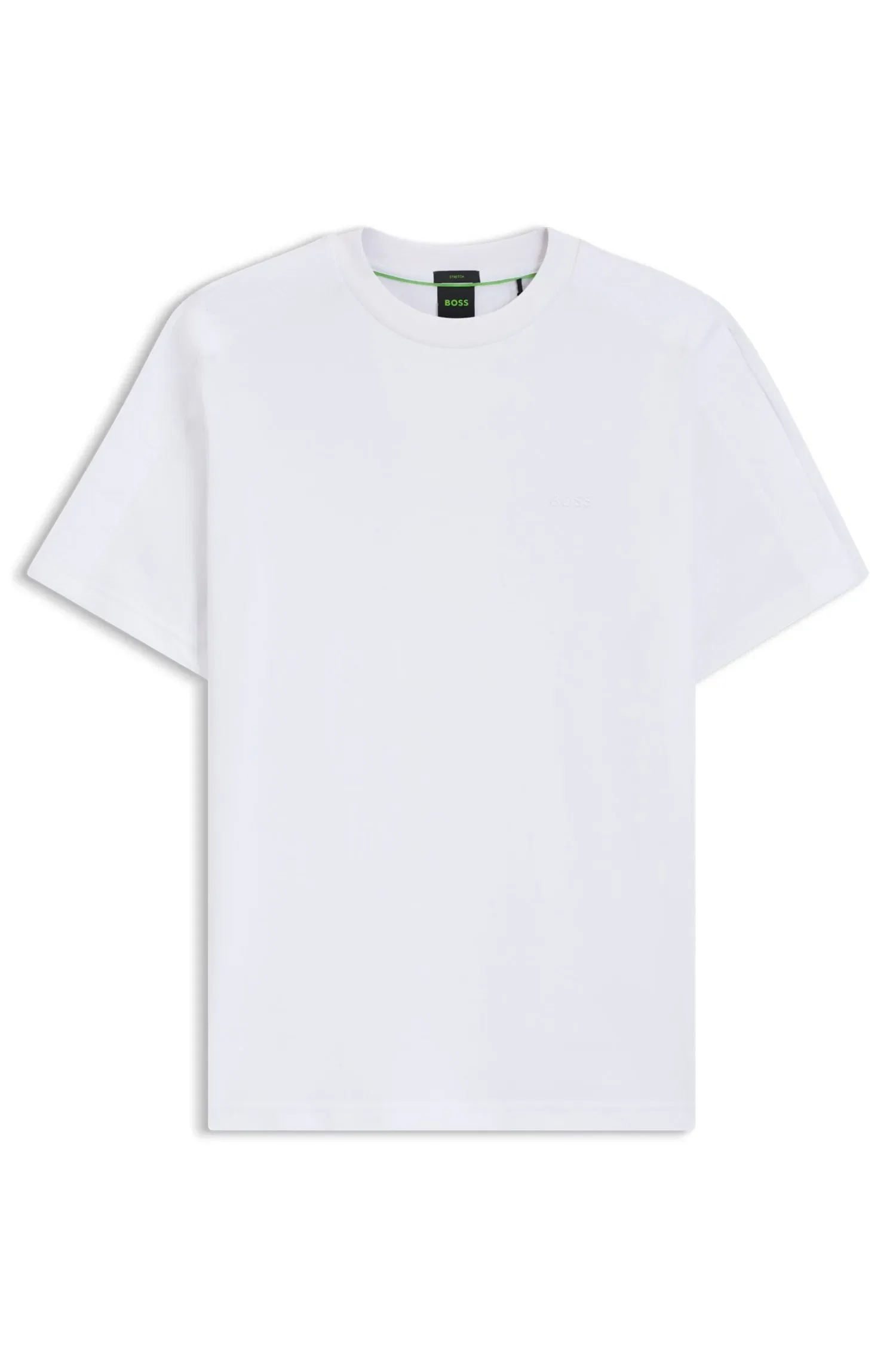 Camiseta Em Algodão Elástico Fita Jacquard — imagem 1