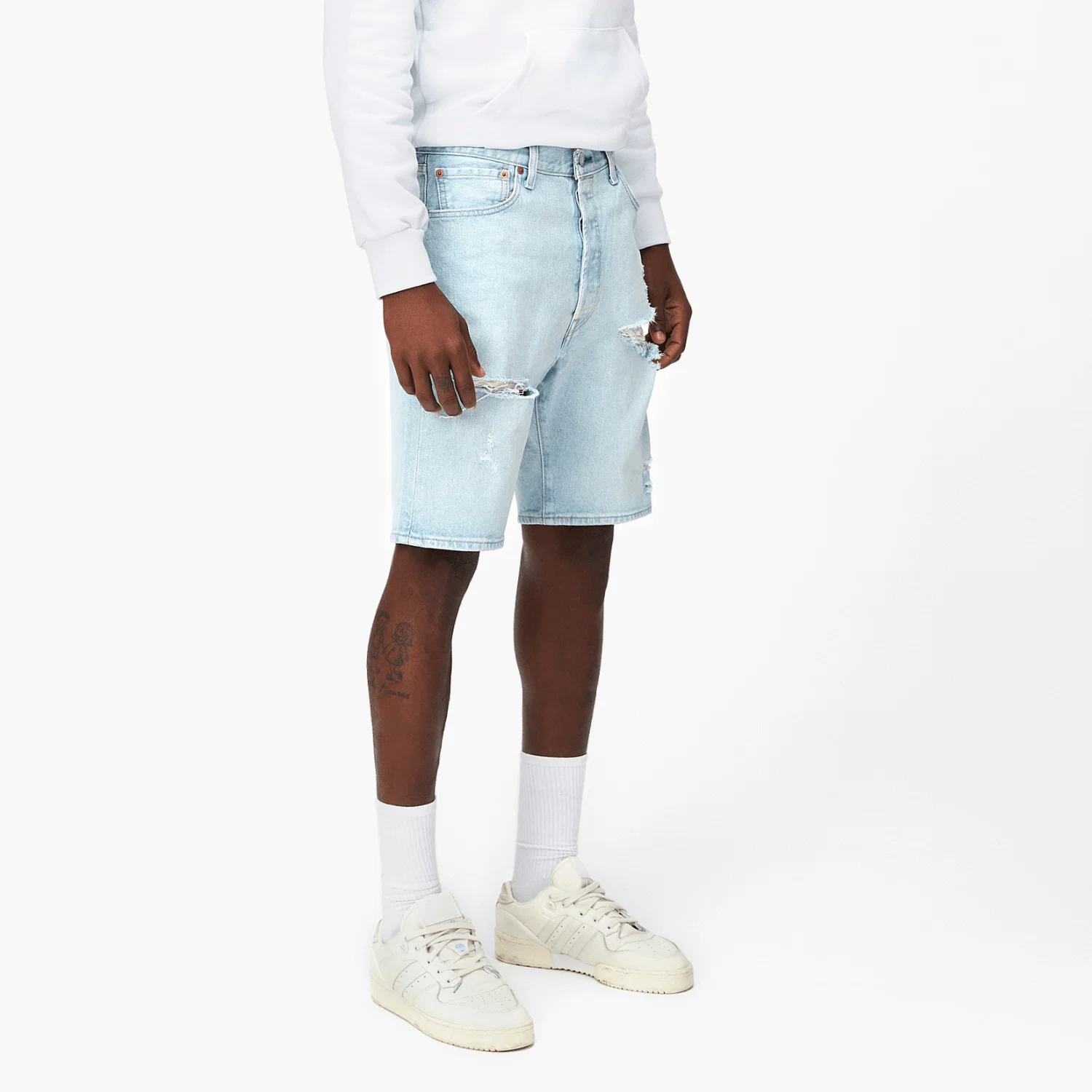 Bermuda Jeans Levi's® 501 Hemmed Short — imagem 1