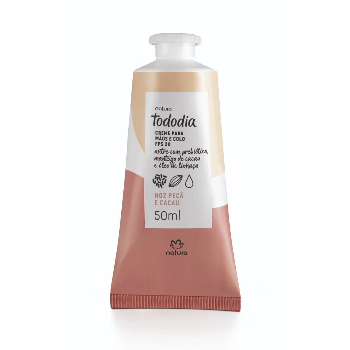 Creme Nutritivo para as Mãos Tododia Noz Pecã e Cacau FPS 20 50 g