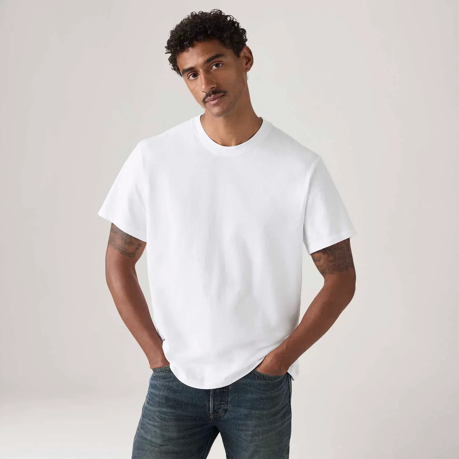 Camiseta Levi's® Softee Branca Manga Curta
