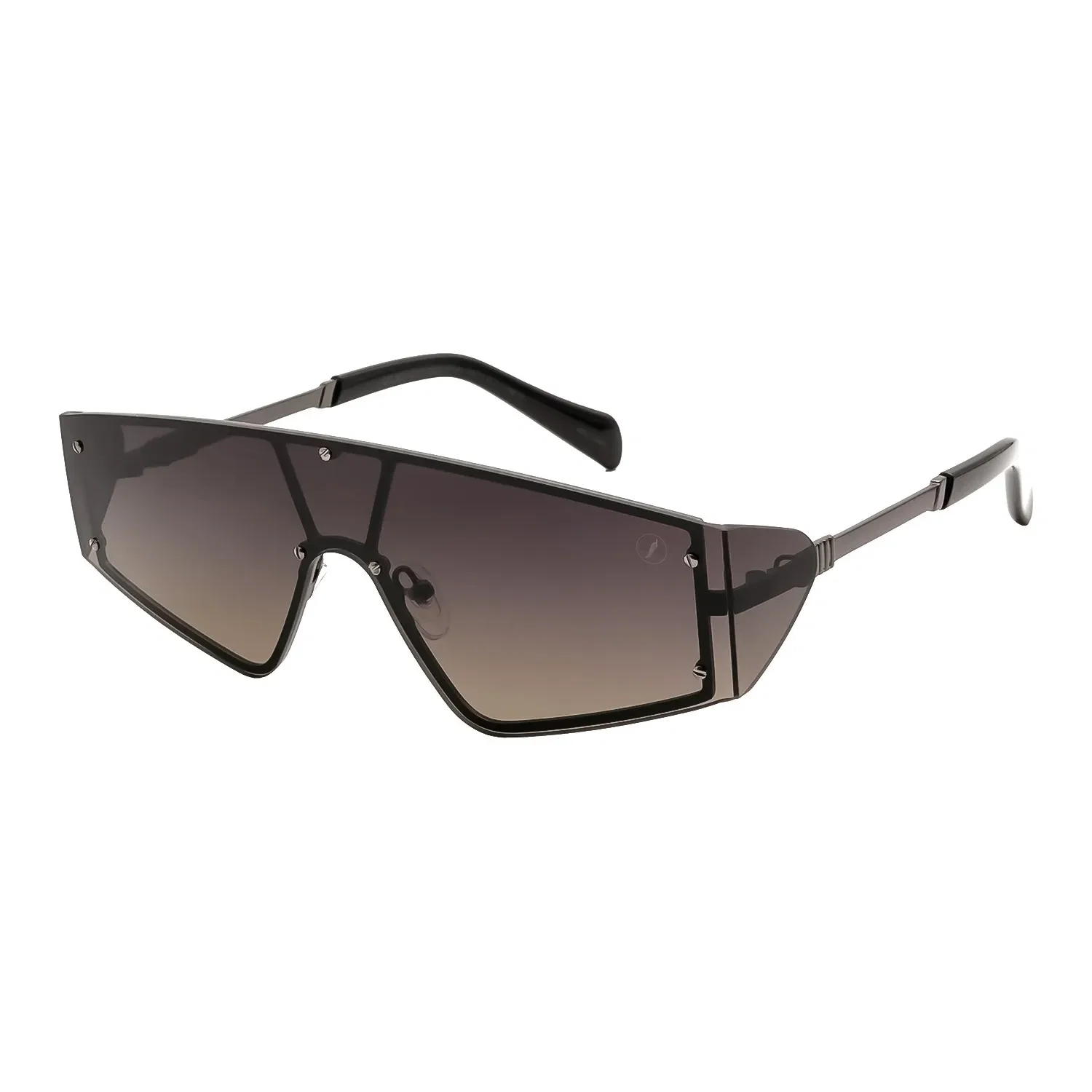 Óculos de Sol Feminino Bended Lenses Quadrado Degrade Ônix