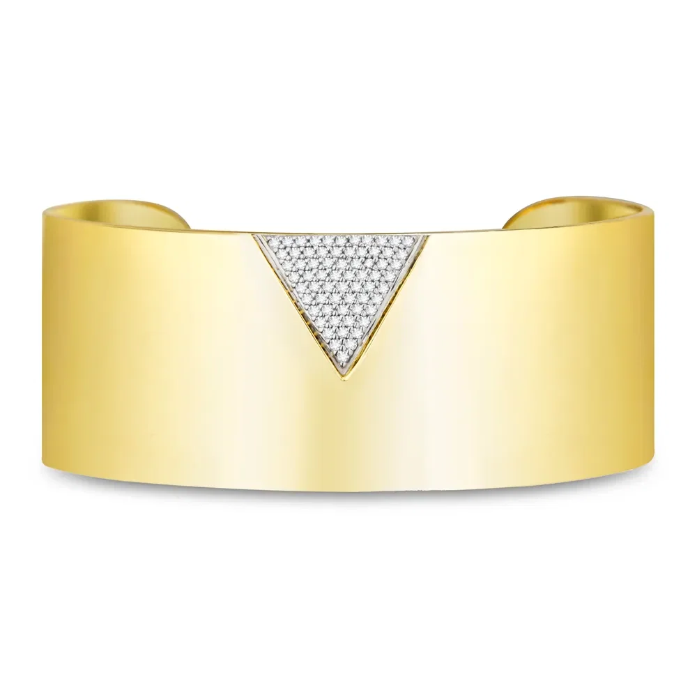 Pulseira Vivara em Ouro Amarelo e Ouro Branco 18k com Diamantes