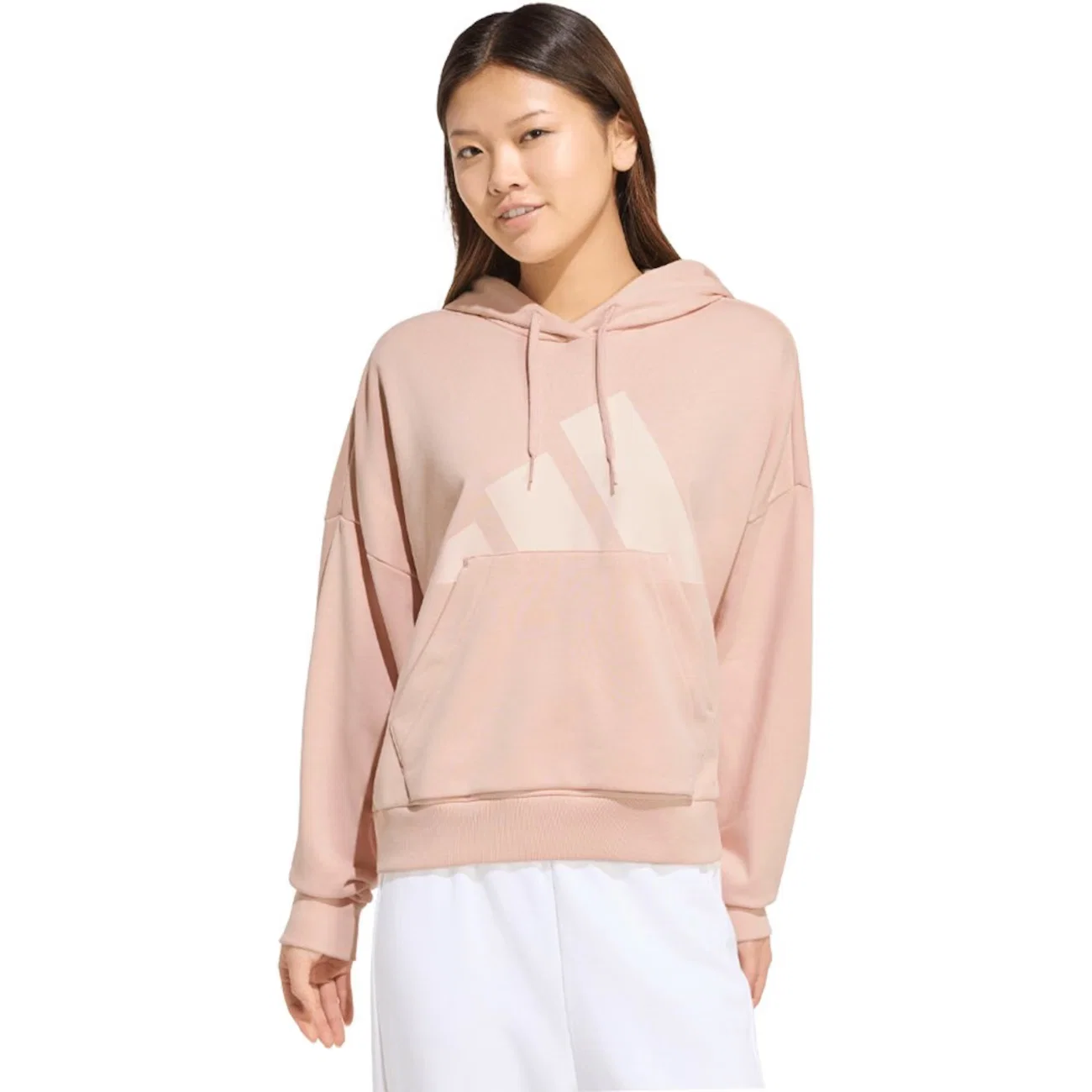 Blusão de Moletom Adidas Big Logo com Capuz - Feminino — imagem 1
