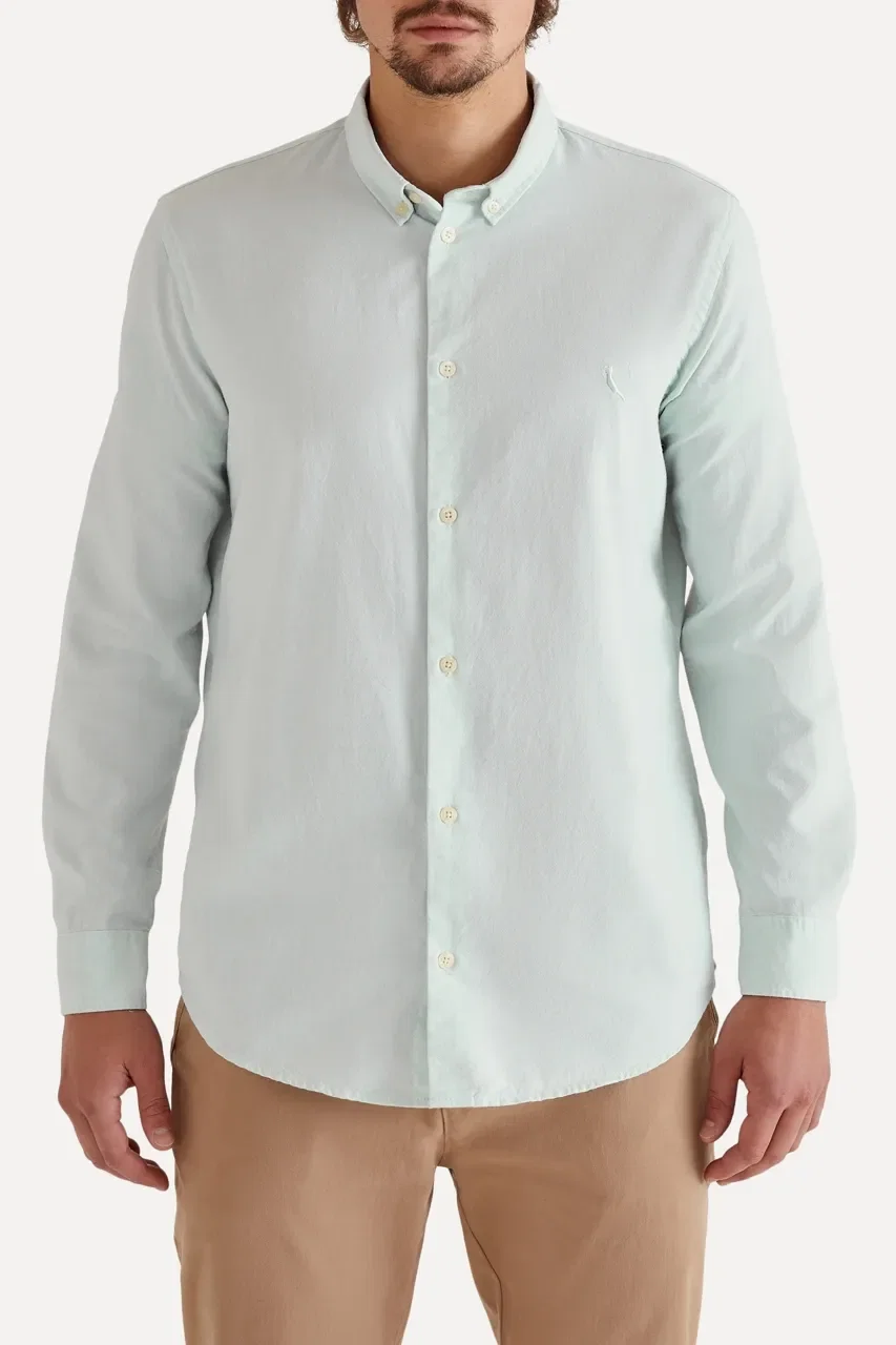 Camisa Ml Oxford Color
