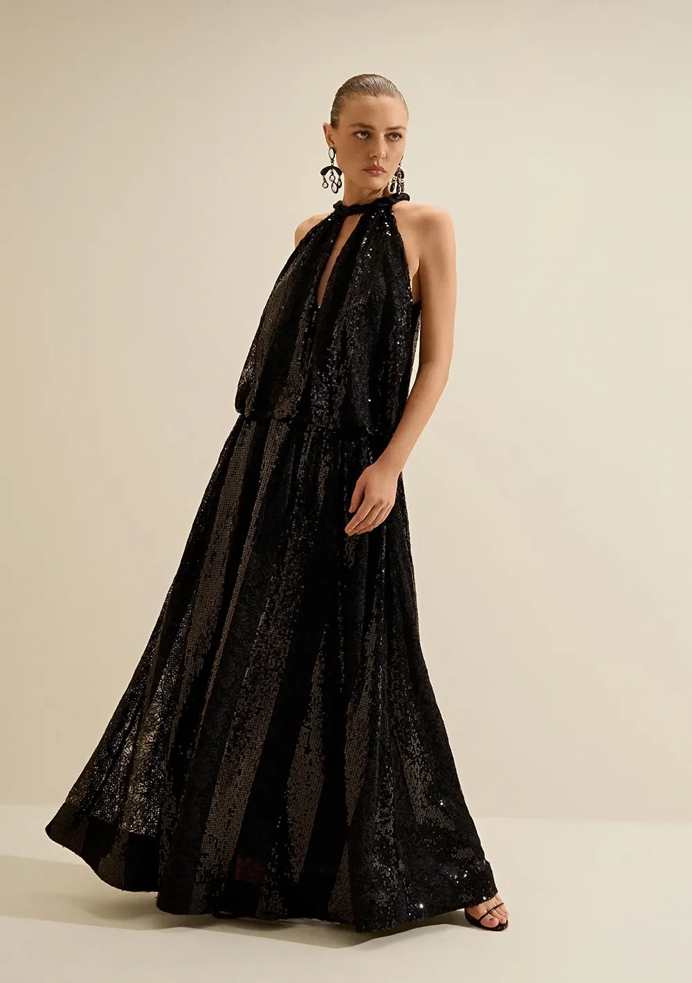 Vestido Longo Eclipse Preto