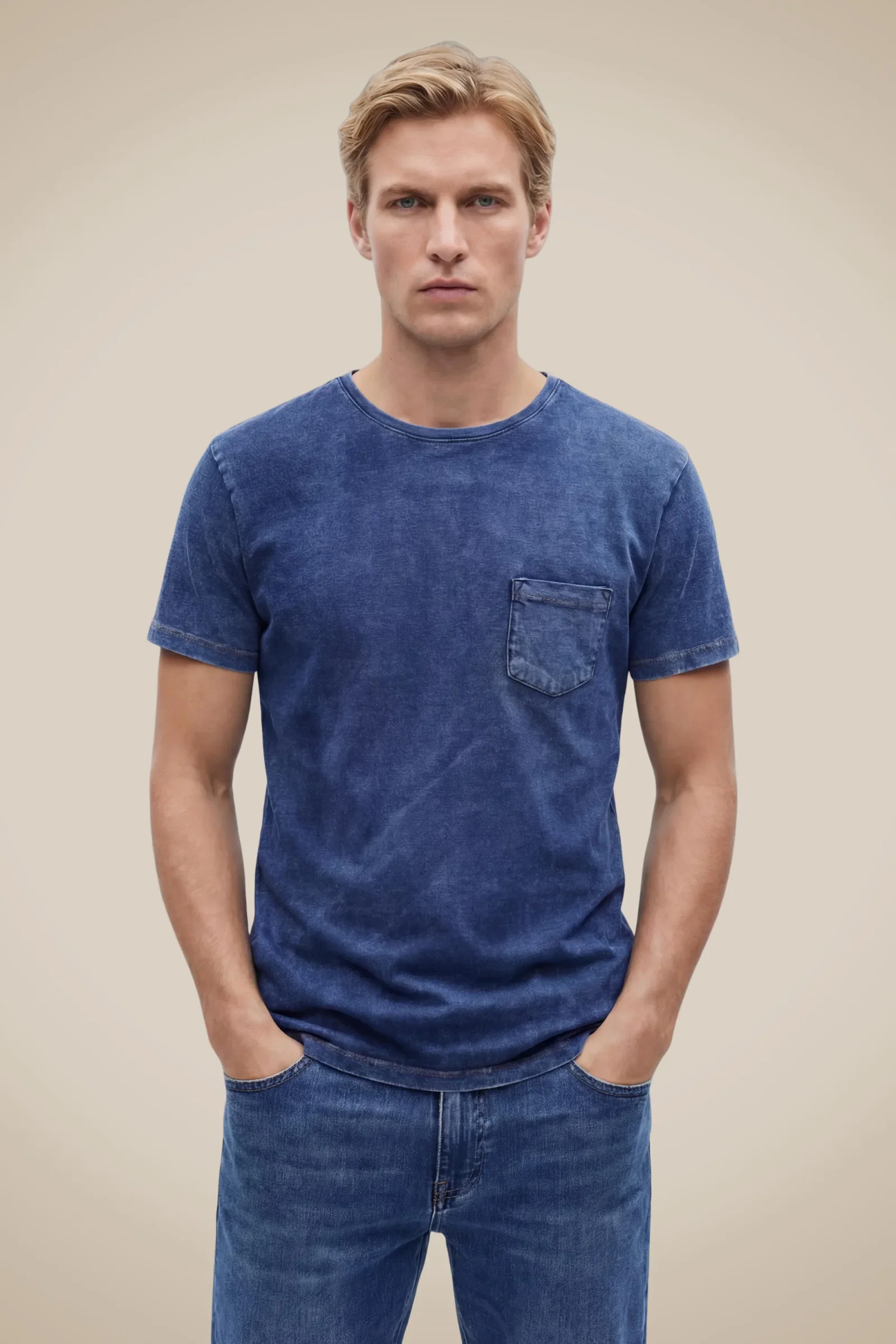 Camiseta Indigo Lavado