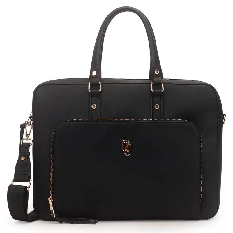 Pasta Executiva Grande Com Bolso Frontal E Compartimento Notebook 14 Polegadas
