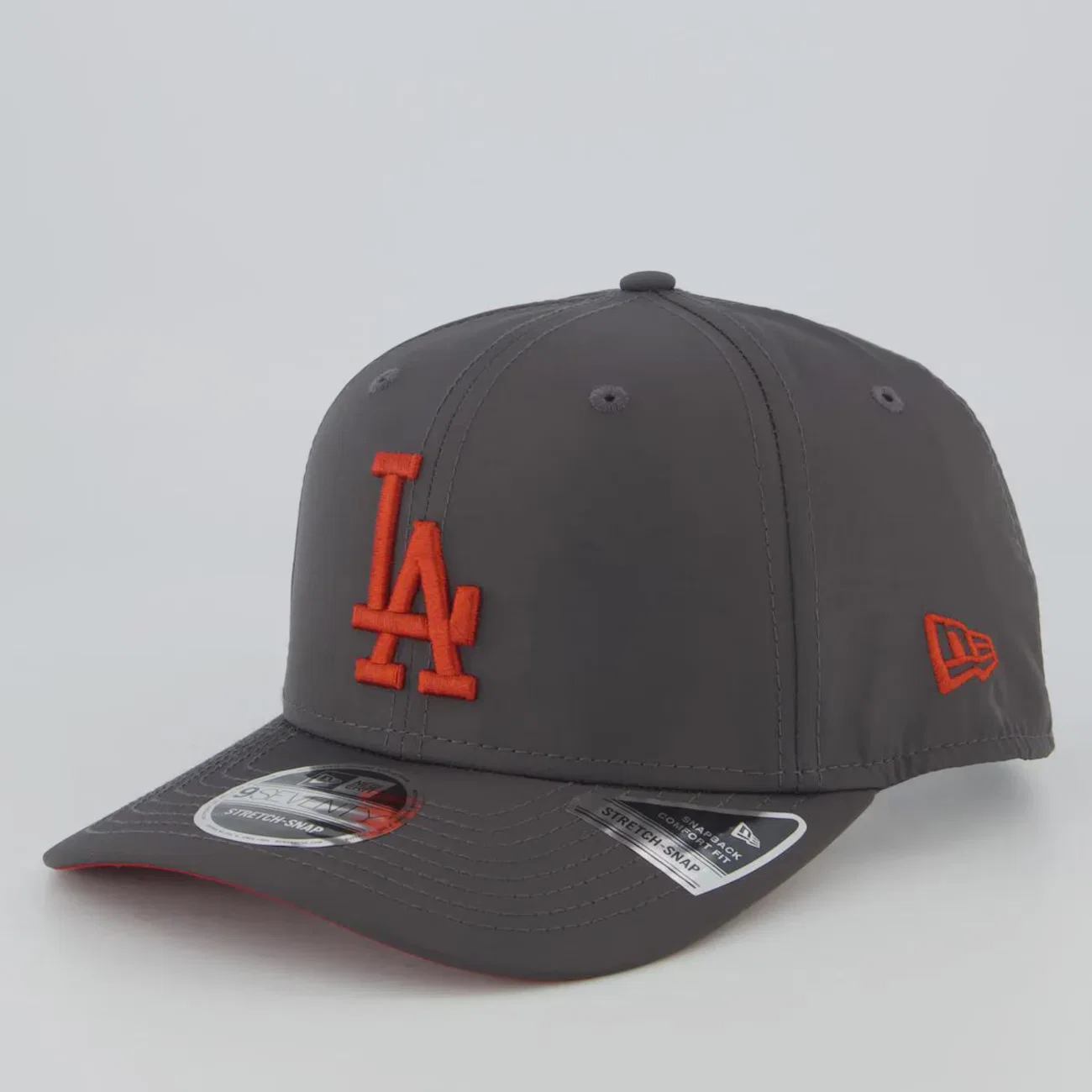 Boné Unissex New Era MLB Los Angeles Dodgers Prolight Graphite 970SS - Aba Curva