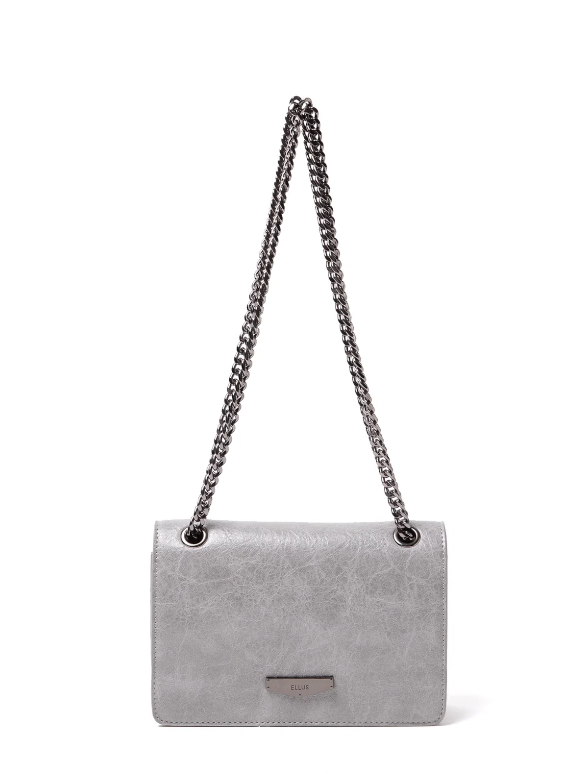 Bolsa Crossbody Steph Ellus Cinza Claro