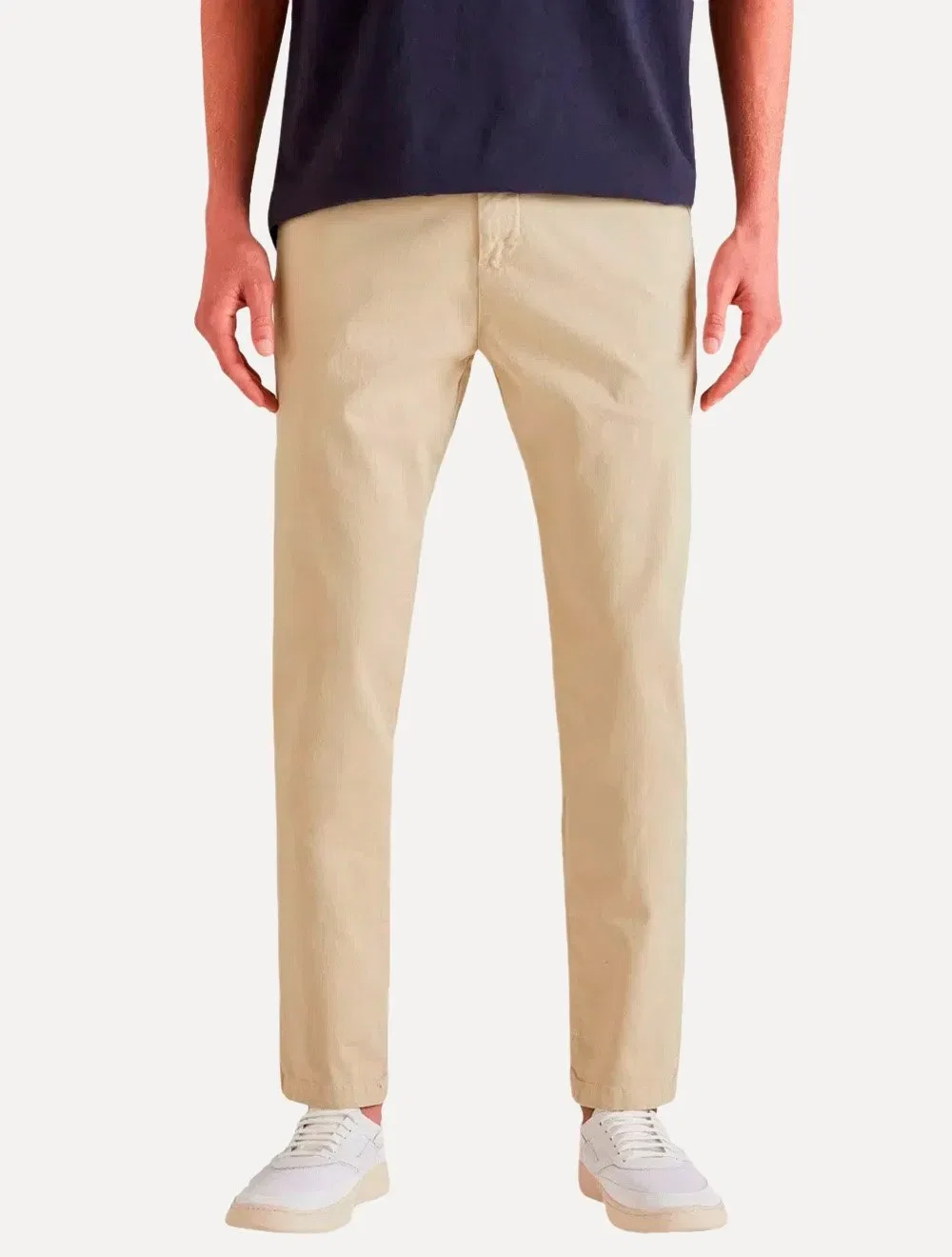 Calça Reserva Masculina de Sarja Casual Iron Areia