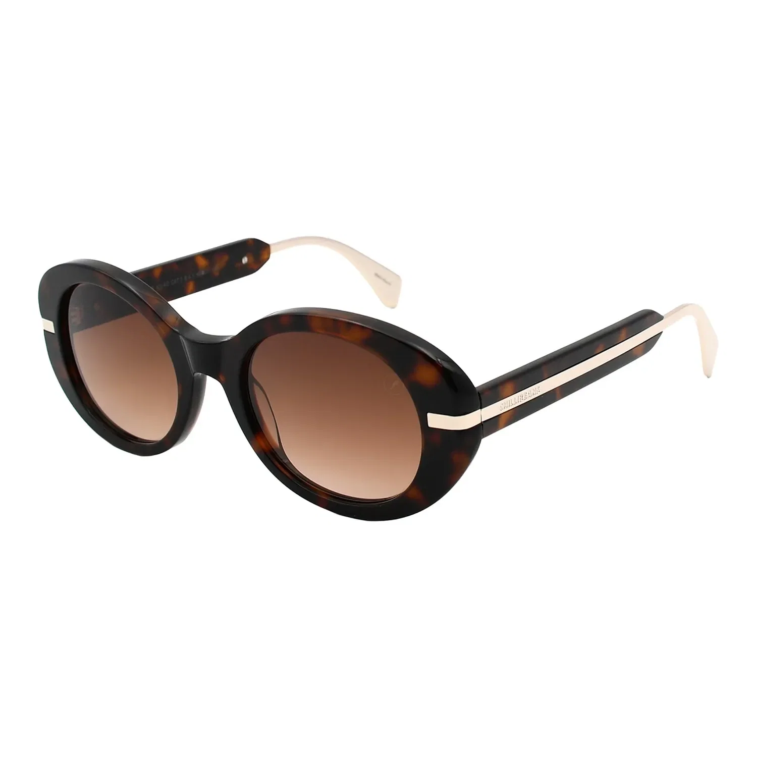 Óculos de Sol Feminino Chilli Beans Redondo Premium Degrade Marrom — imagem 1
