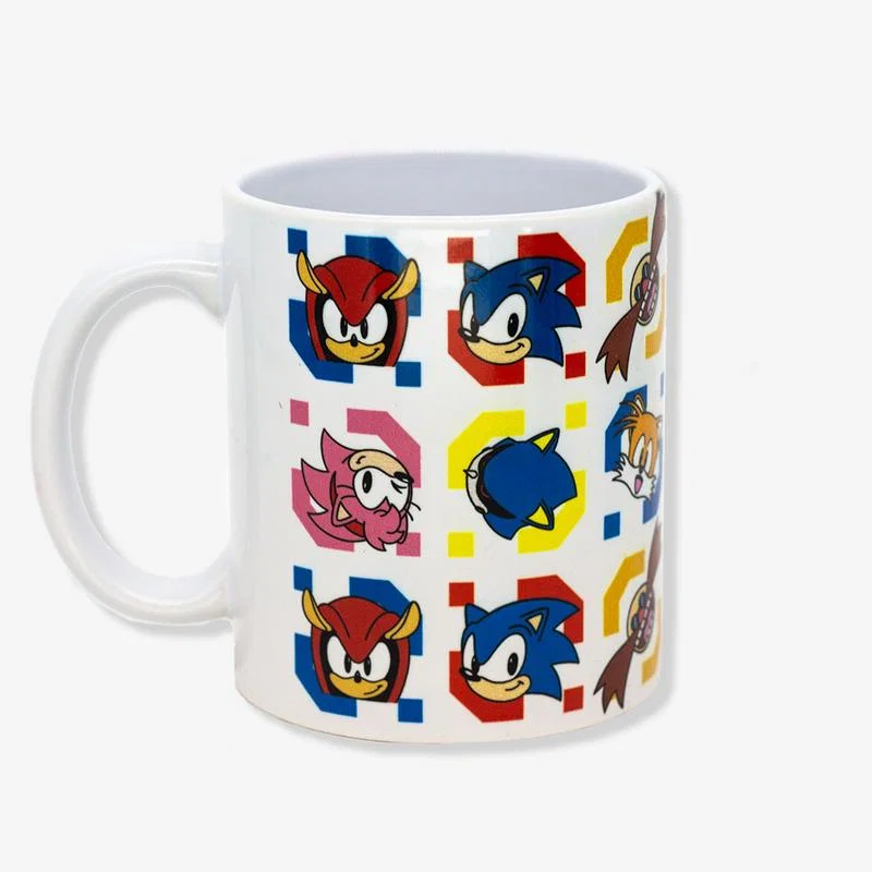 Caneca Pop 350ML New Gift Sonic Amigos Faces