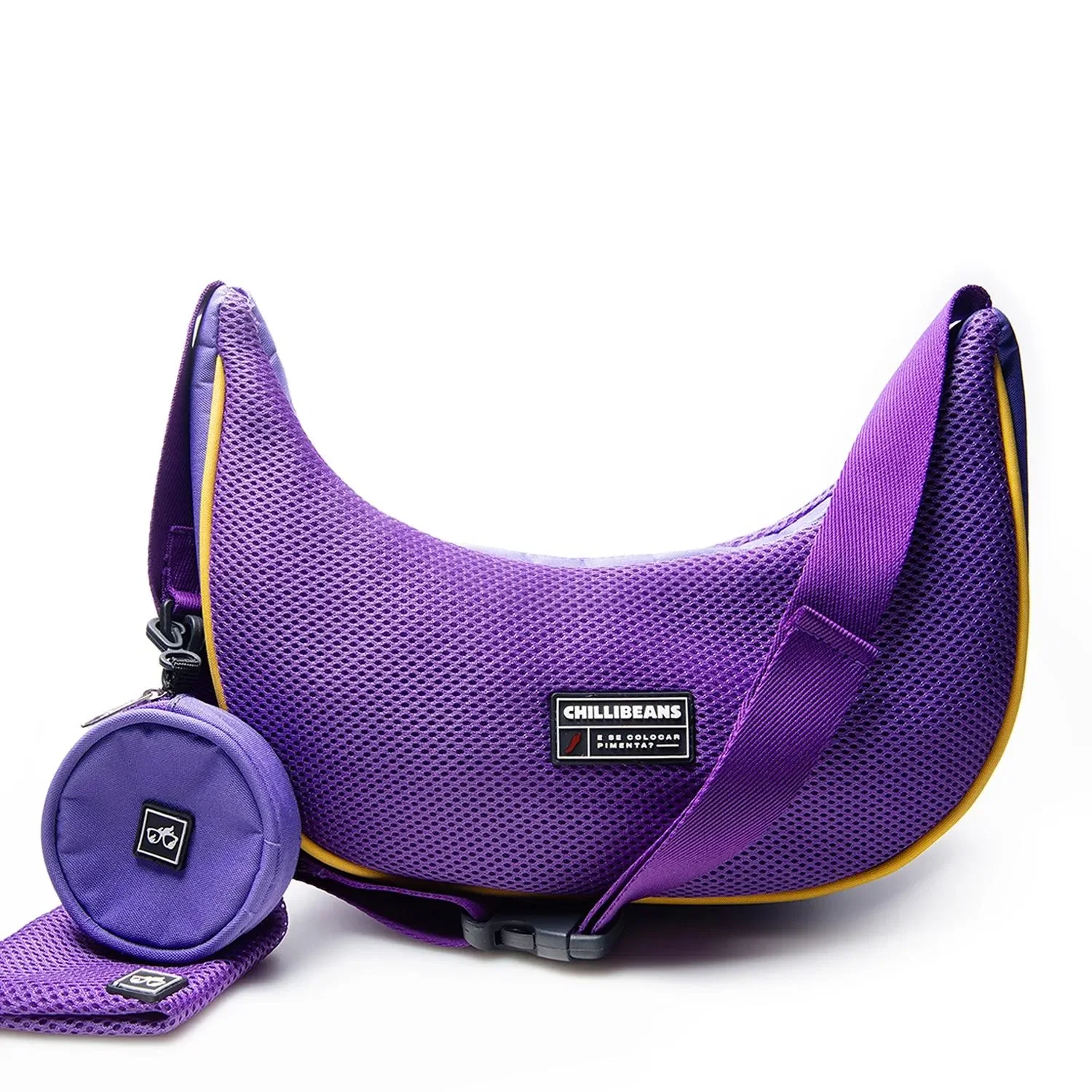 Bolsa Shoulder Unissex Chilli Beans Roxa