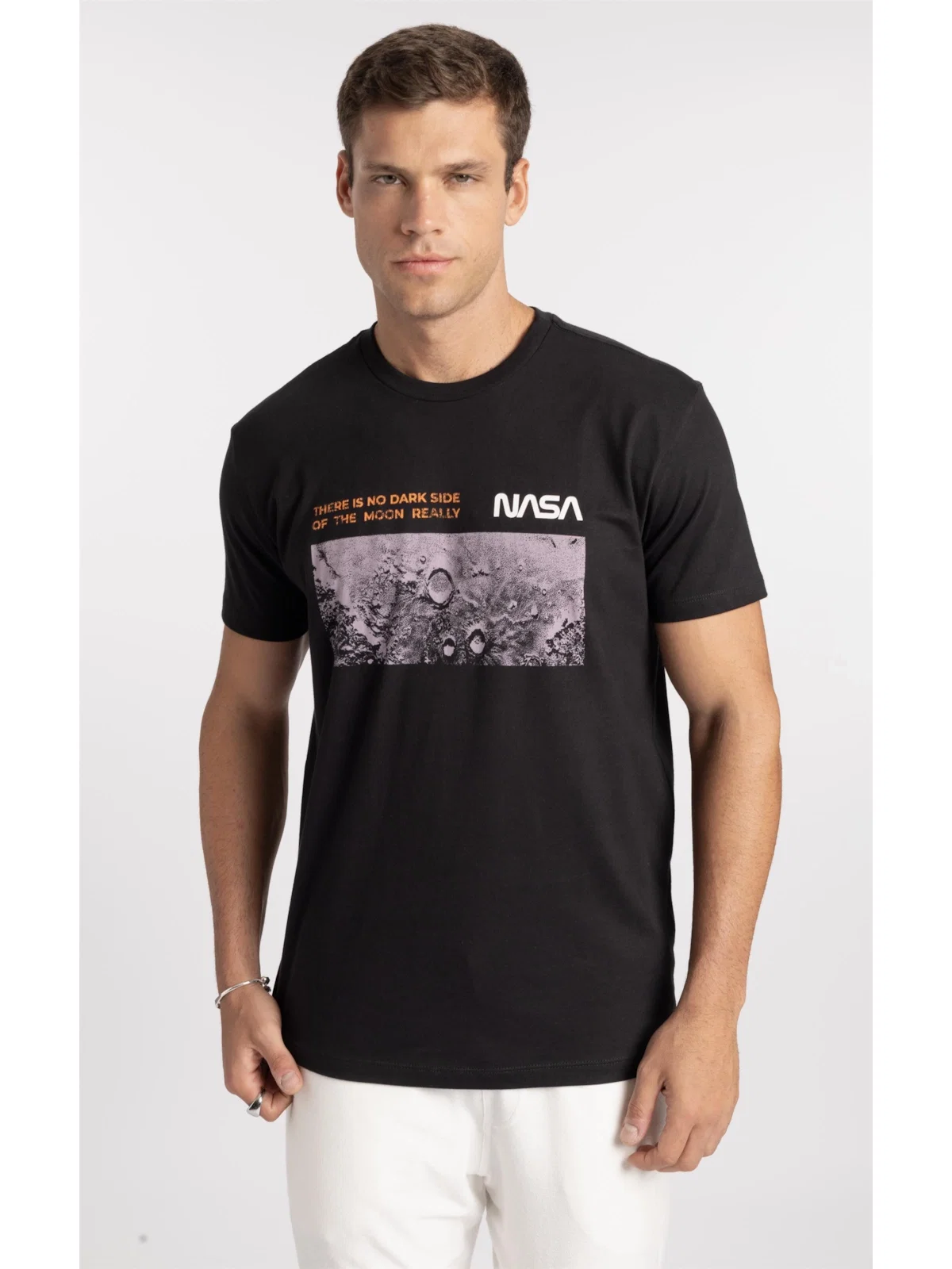 T-Shirt Moon Nasa Preto