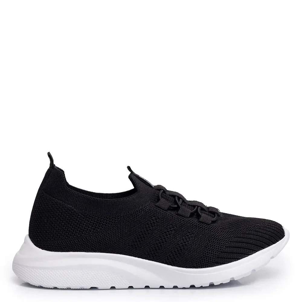 Tênis Preto Knit