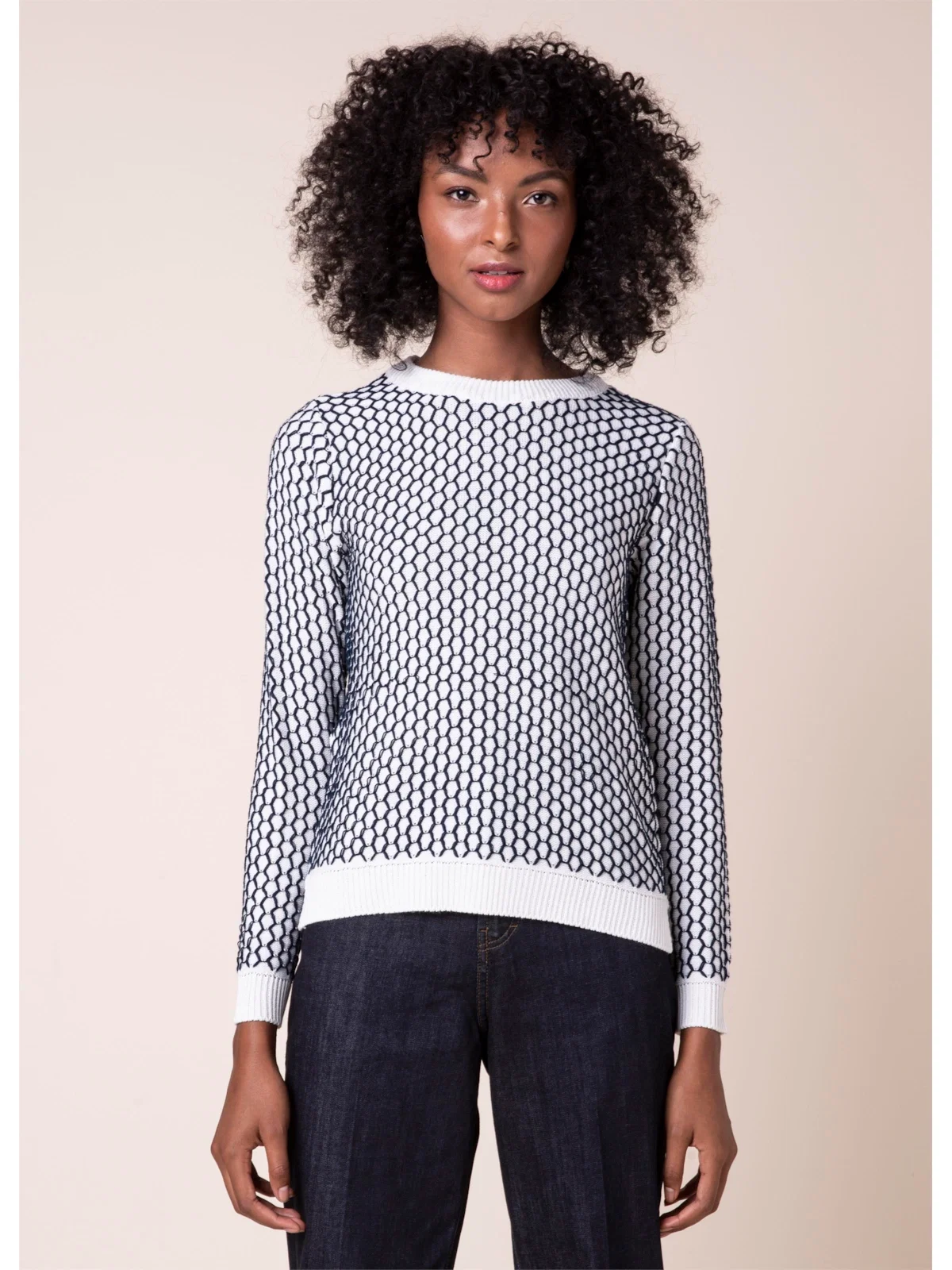 Tricot Colmeia Off White — imagem 1