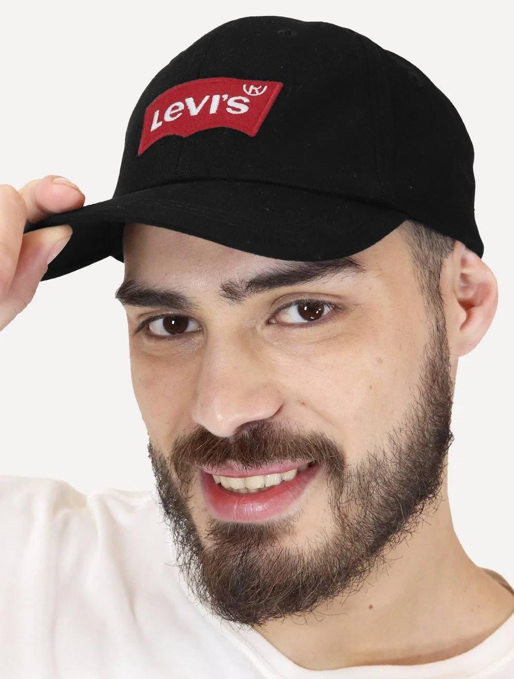 Boné Levis Masculino Big Logo Batwing Preto — imagem 1