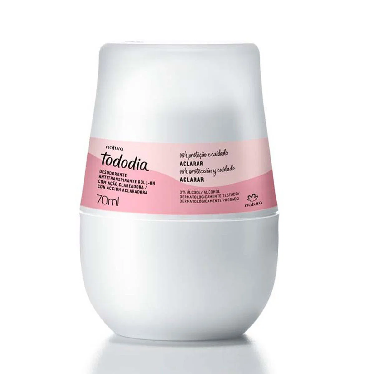 Desodorante Antitranspirante Roll on Tododia Aclarar 70 ml — imagem 1