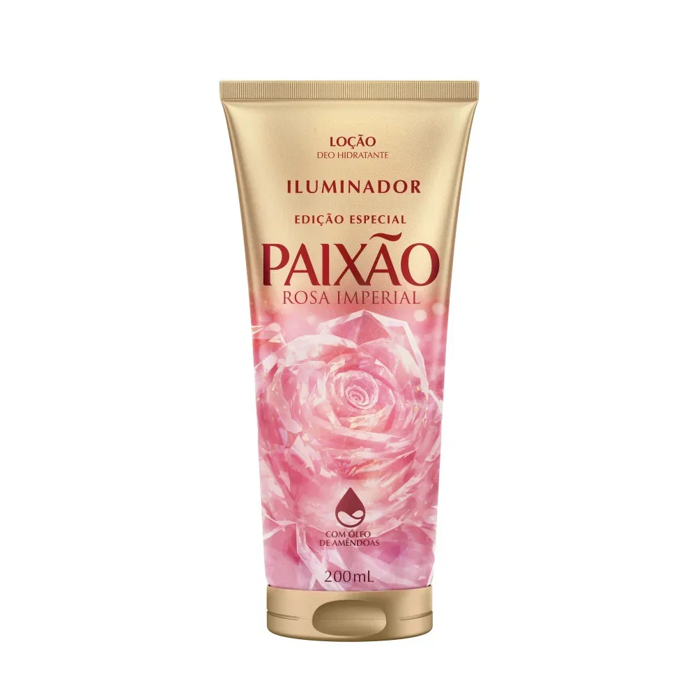 Loção Iluminadora Paixão Rosa Imperial 200ml