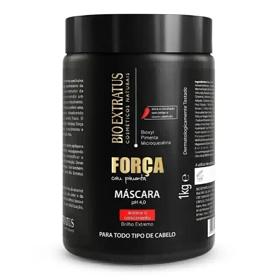 Máscara Bio Extratus Força com Pimenta 1kg