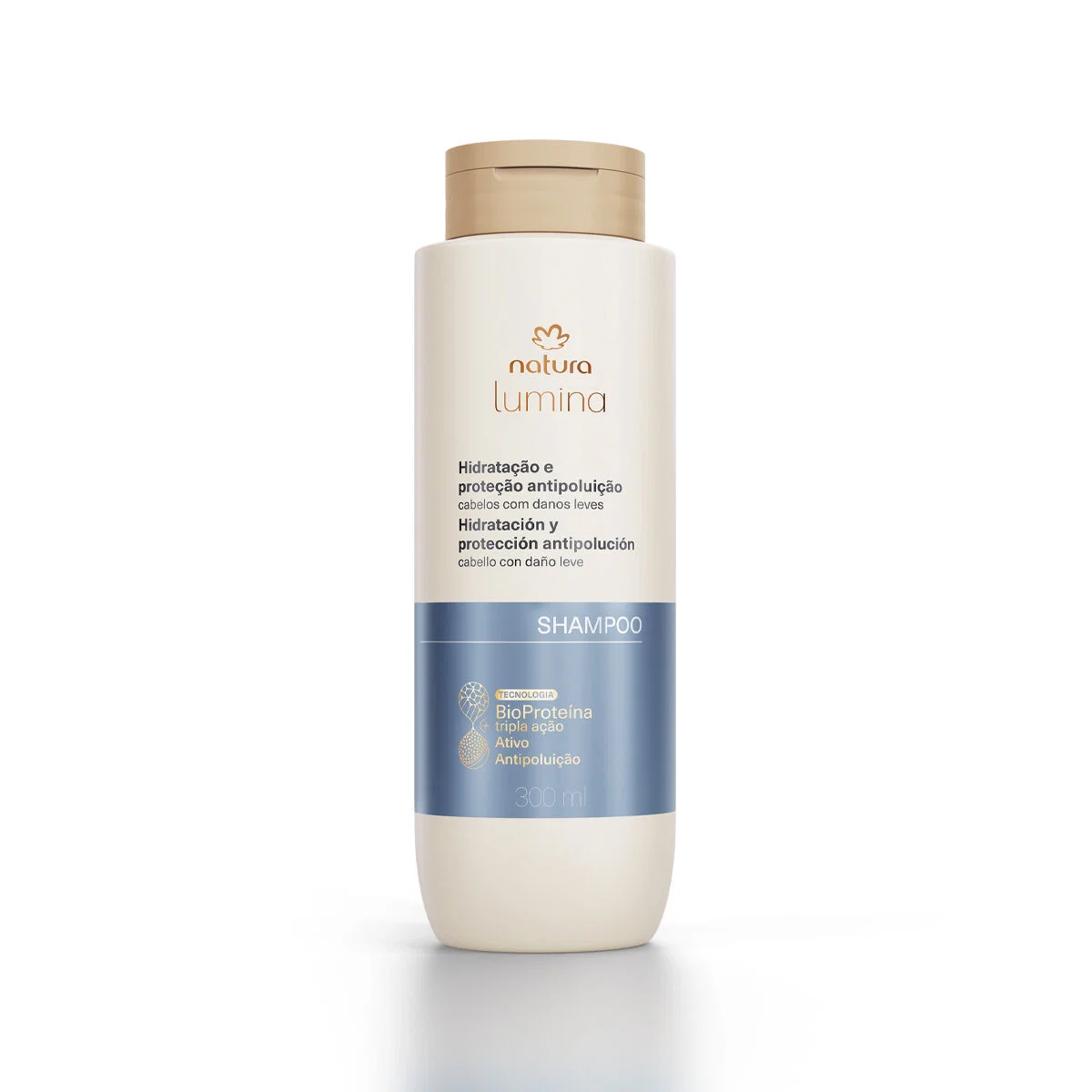 Shampoo Purificante Lumina para Hidratação e Proteção Antipoluição 300 ml