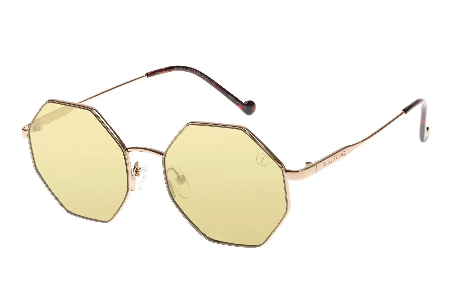 Óculos De Sol Feminino Chilli Beans Fashion Octogonal Marrom — imagem 1