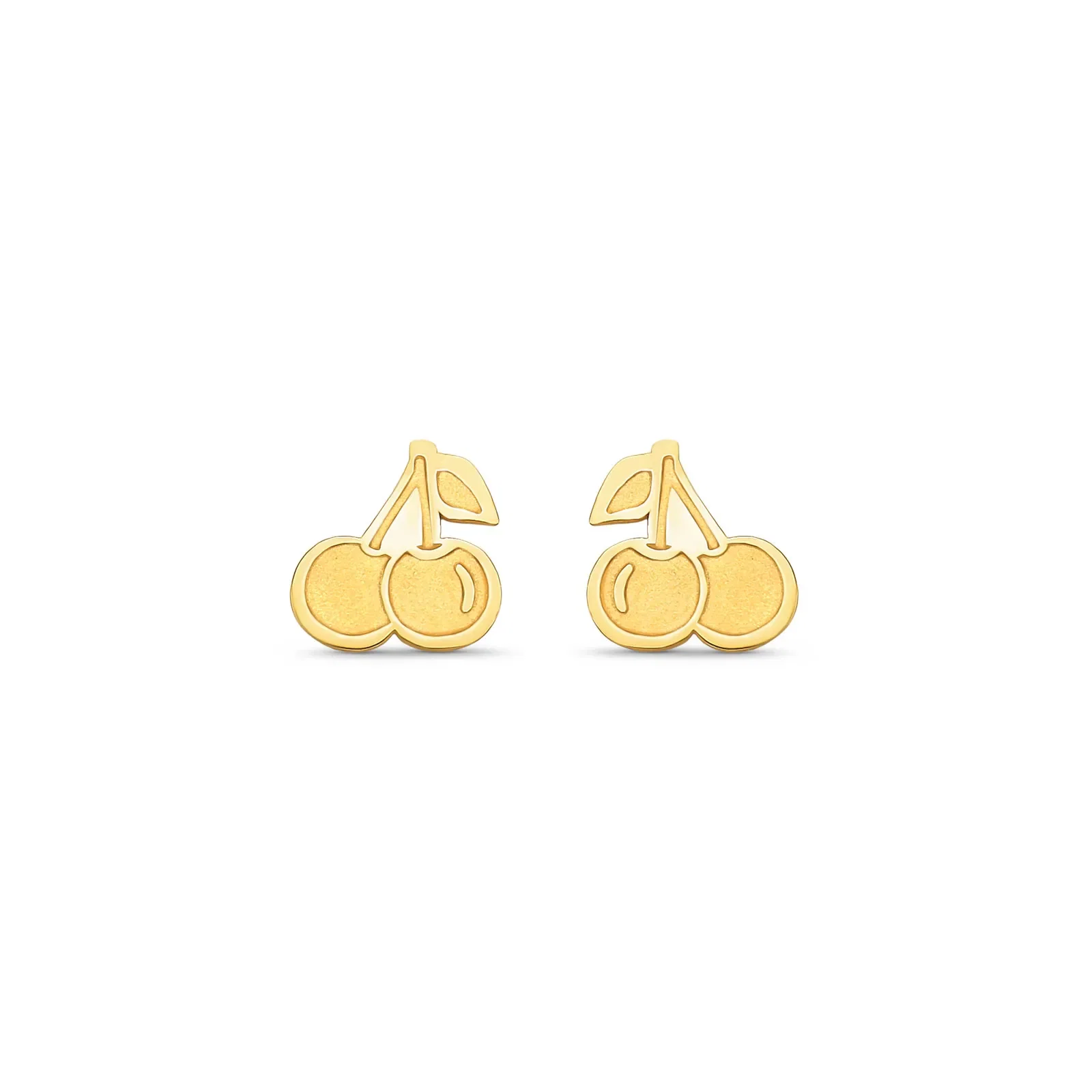 Brinco Baby Cereja em Ouro Amarelo 18k — imagem 1