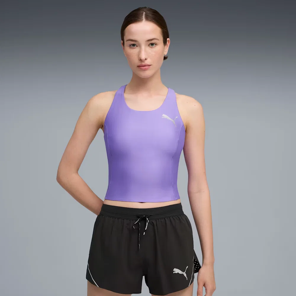 Camiseta Top Crop RACEDAY Ultraform Running Feminina — imagem 1